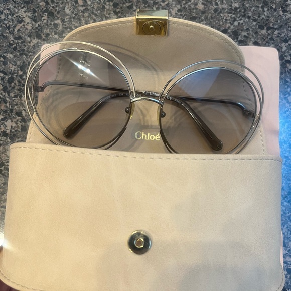 Chloe women Carlina round frame sunglasses - Picture 3 of 7